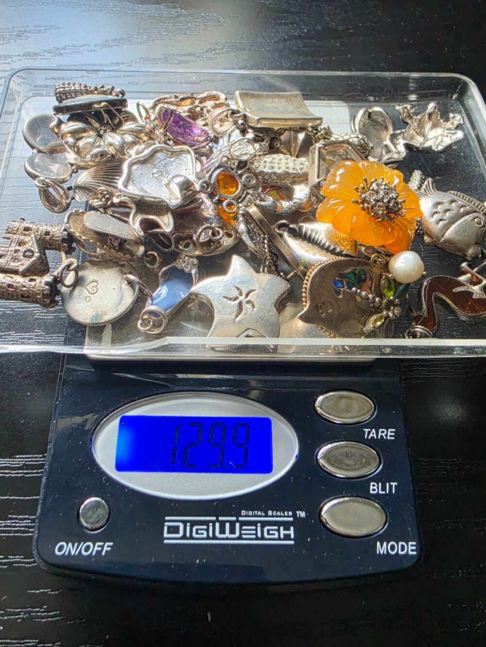 Lot of 129.9g Sterling Beach/Tropical/Sea/Ocean Charms & Pendants
